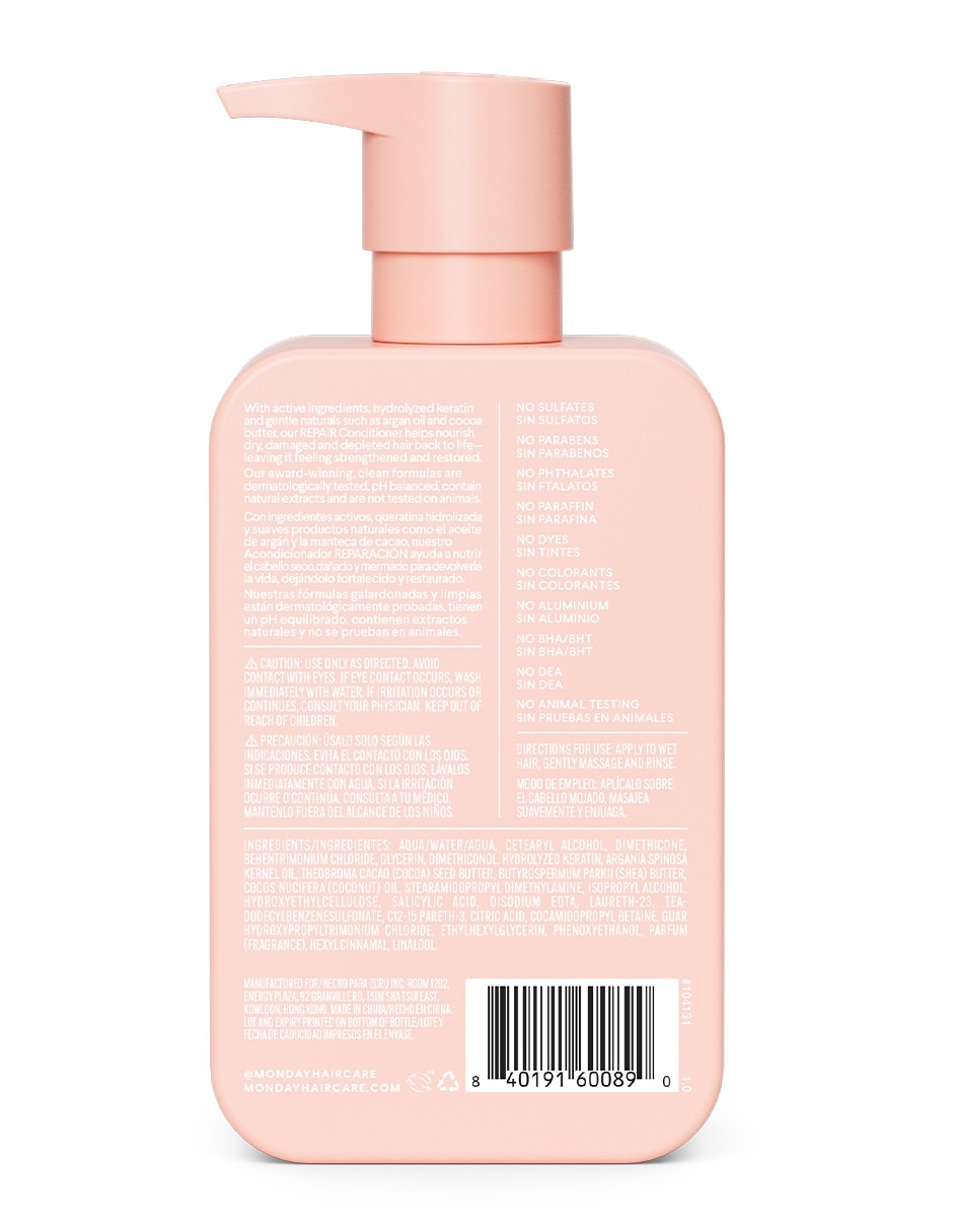 Acondicionador para cabello Acondicionador Reparador 355 ml 2