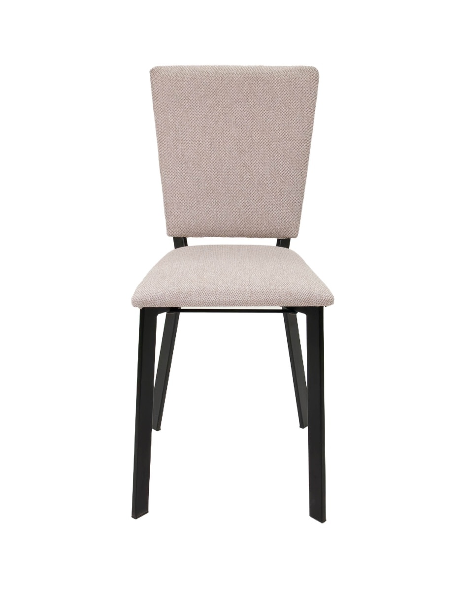 Silla s luxen de metal y tela