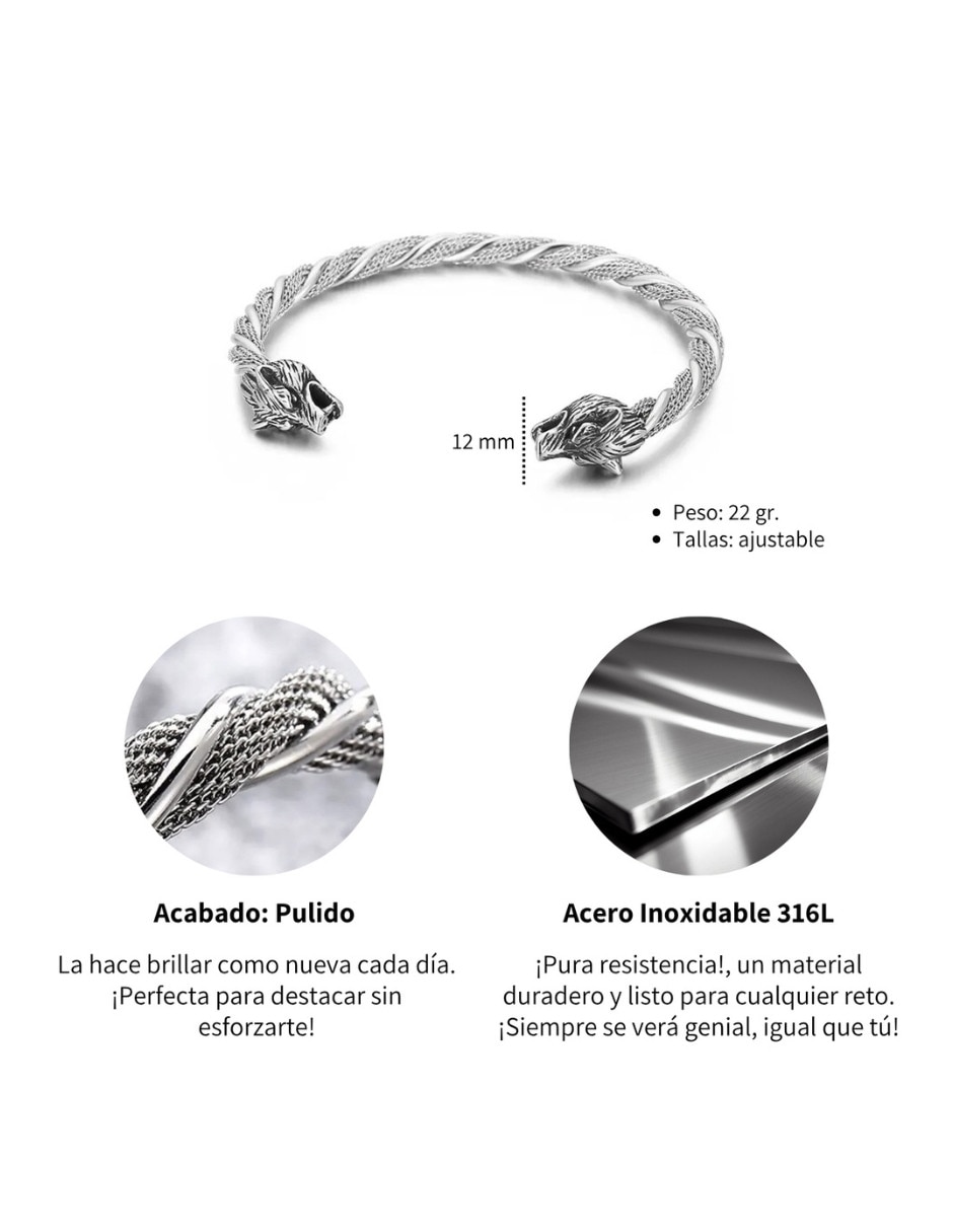 Pulsera Black acabado pulido 3