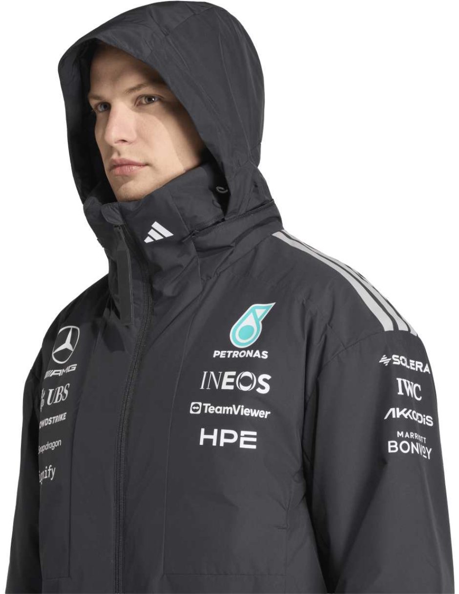 Chamarra impermeable para motorsport Adidas Mercedes Mer En Jkt M para hombre
