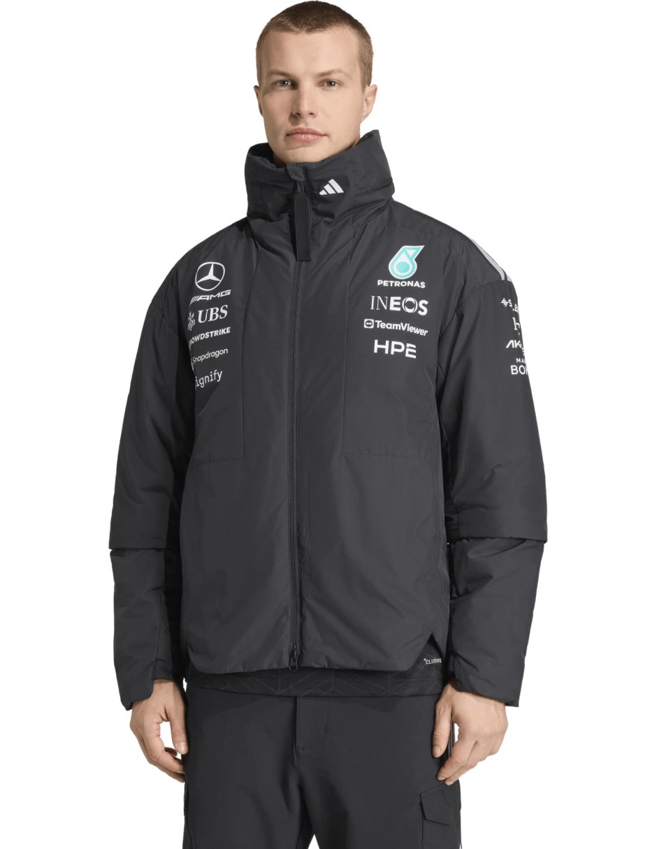 Chamarra impermeable para motorsport Adidas Mercedes Mer En Jkt M para hombre