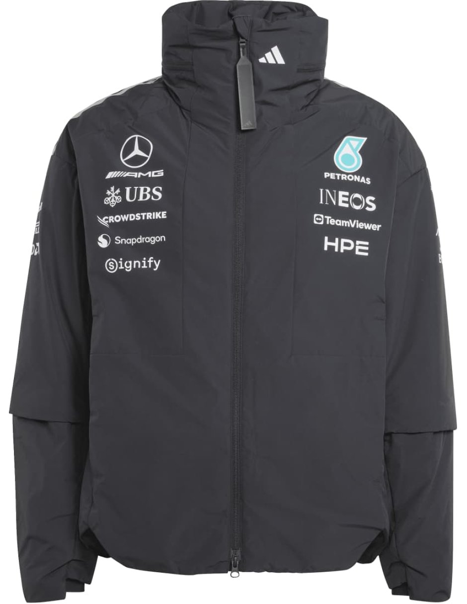 Chamarra impermeable para motorsport Adidas Mercedes Mer En Jkt M para hombre