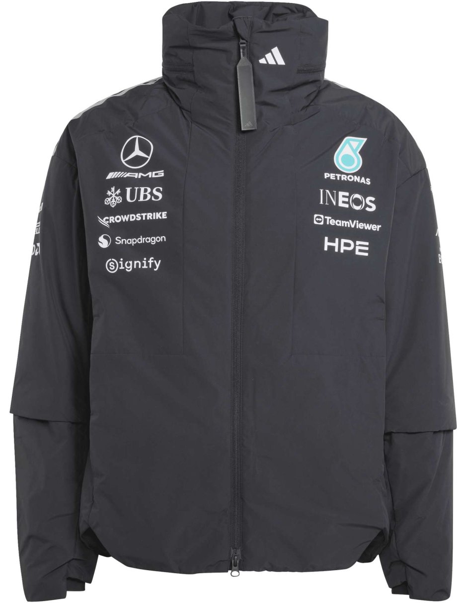 Chamarra impermeable para motorsport Adidas Mercedes Mer En Jkt M para hombre