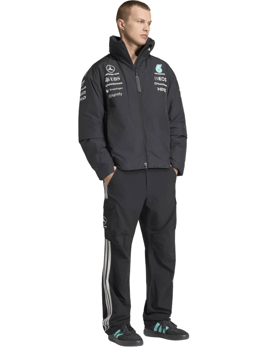 Chamarra impermeable para motorsport Adidas Mercedes Mer En Jkt M para hombre