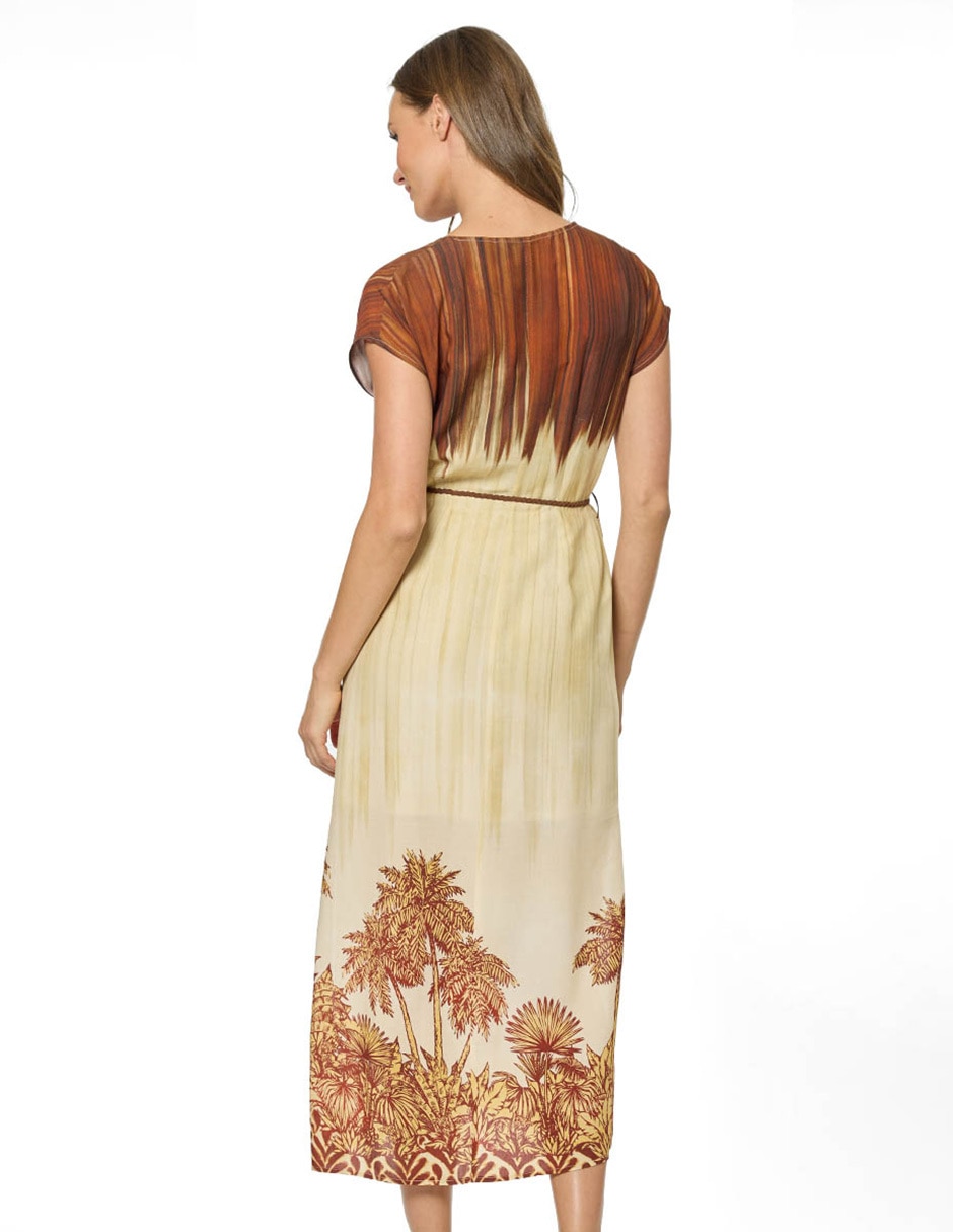 Vestido midi casual foley's para mujer