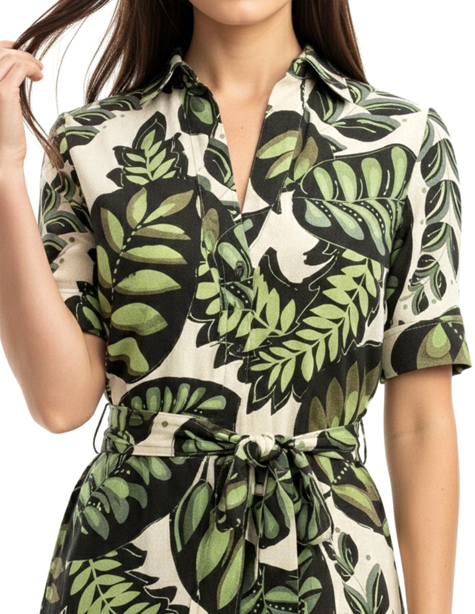 Vestido midi casual foley's para mujer