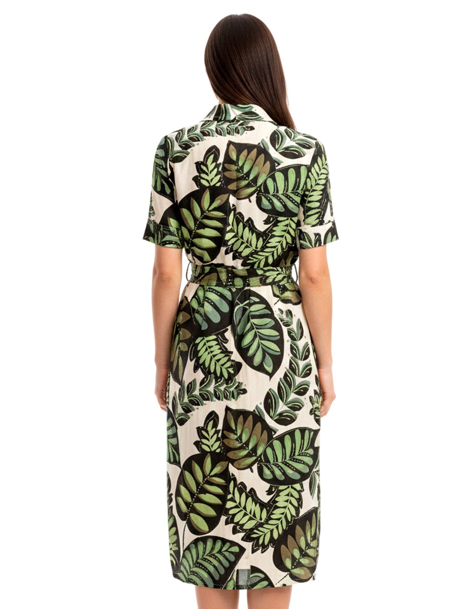 Vestido midi casual foley's para mujer