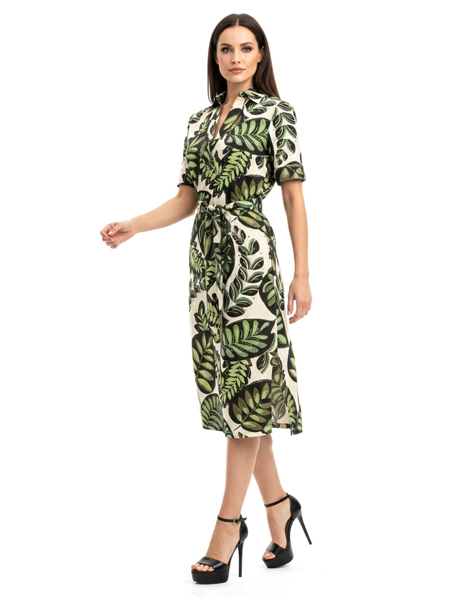 Vestido midi casual foley's para mujer