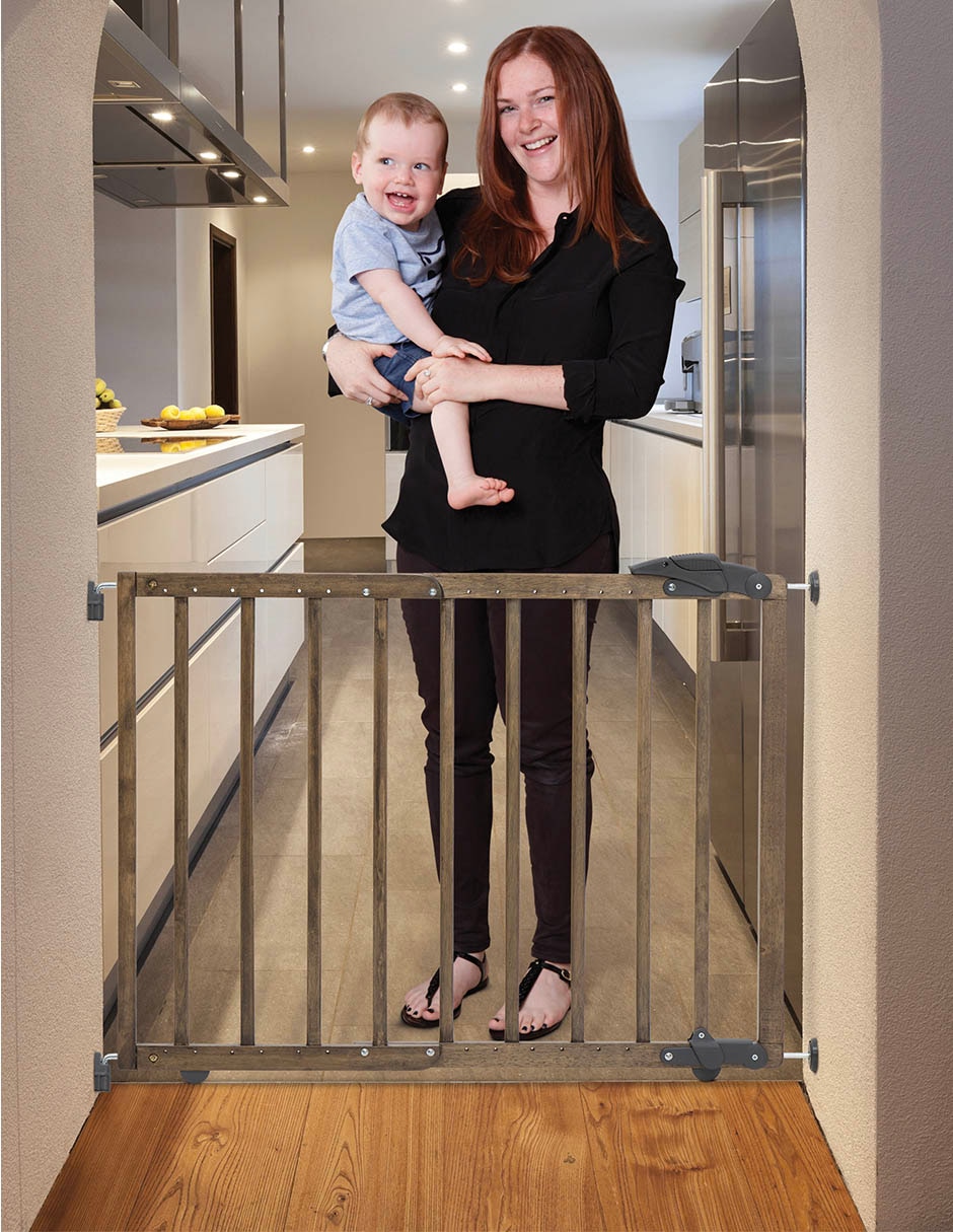 Puerta de seguridad de madera para bebé dreambaby