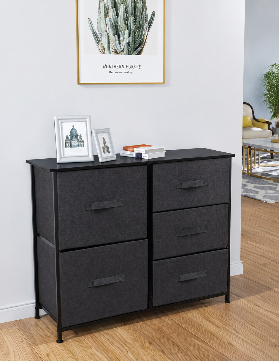 Cómoda gris Kinghouse de MDF 3