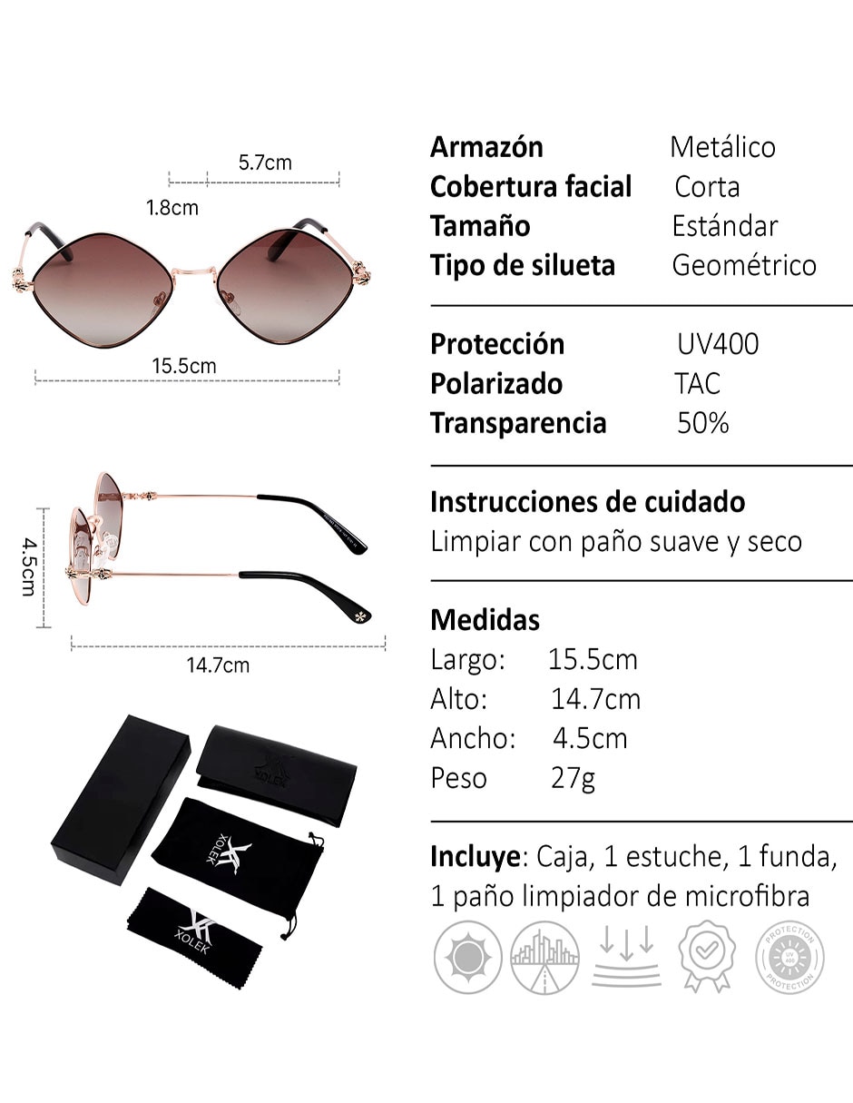 Lentes de sol XOLEK Trend XO-136-C para (si aplica) Mujer