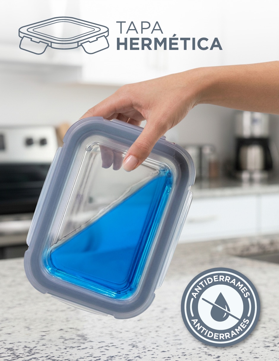Kit de contenedores de vidrio 36 piezas 2