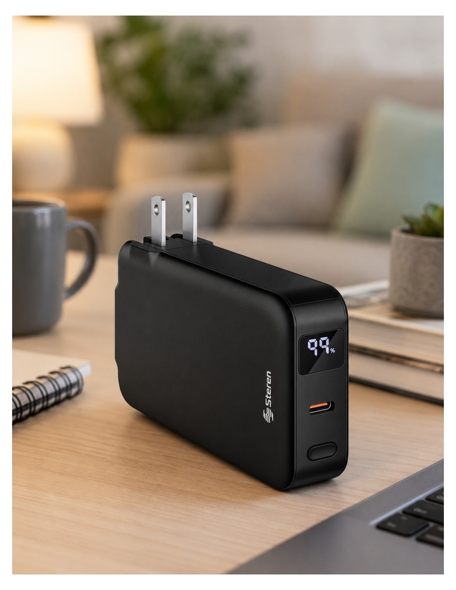 Batería portátil Steren 5000 mAh PB-2005AC