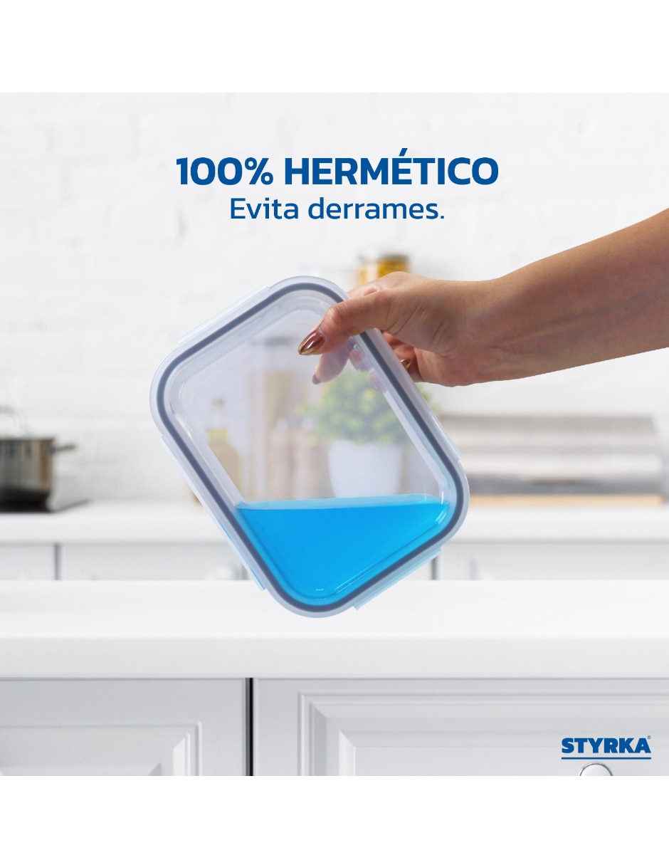 Kit de contenedores Styrka Home basic de vidrio 12 piezas