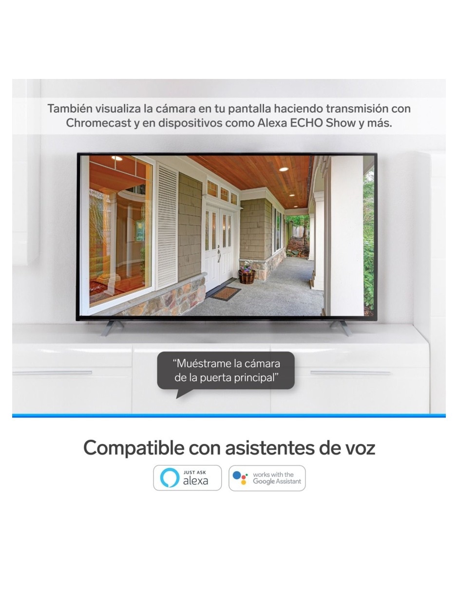 Cámara Wi-Fi de seguridad Steren Alámbrica Full HD 110° para exterior