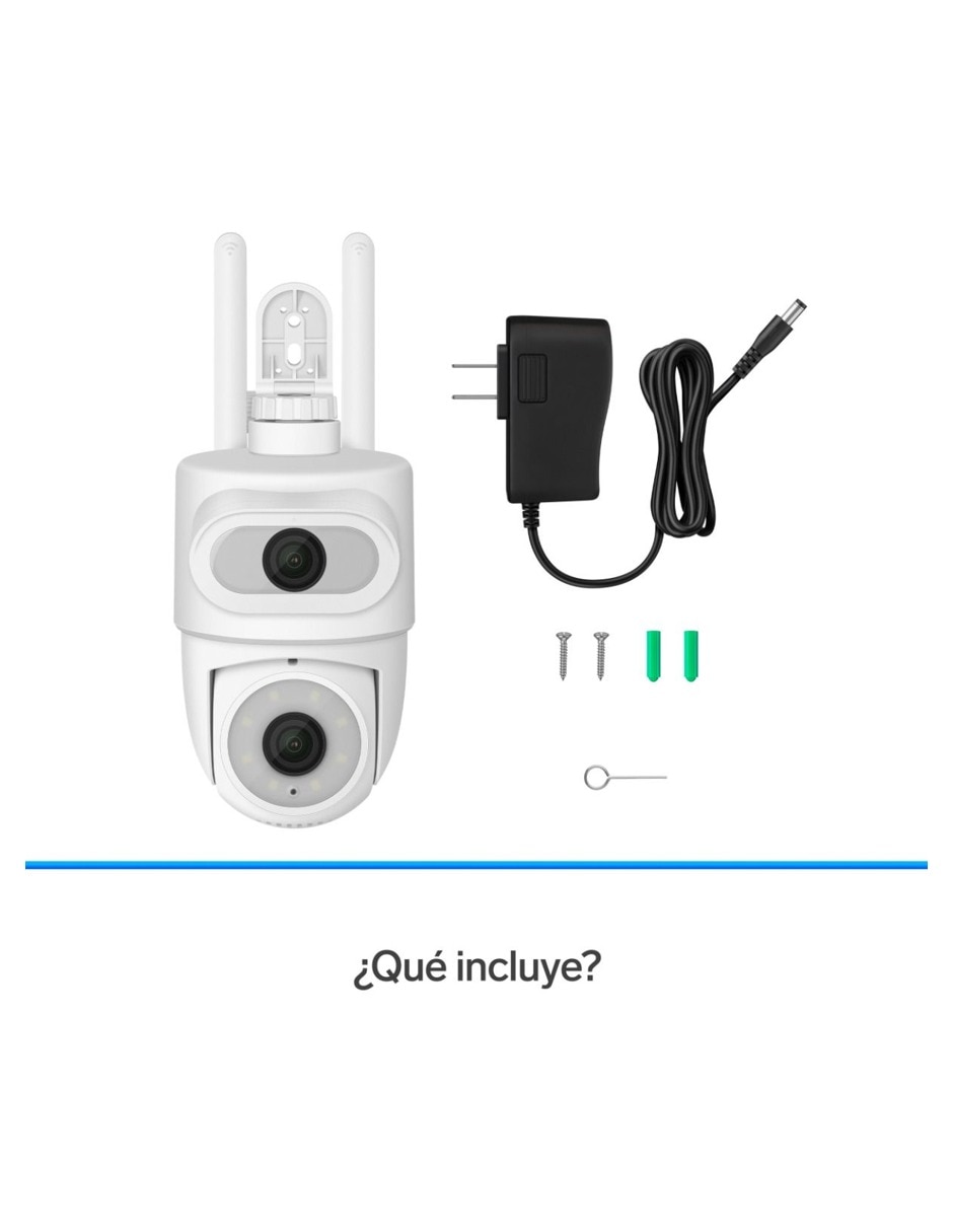 Cámara Wi-Fi de seguridad Steren Alámbrica Full HD 110° para exterior