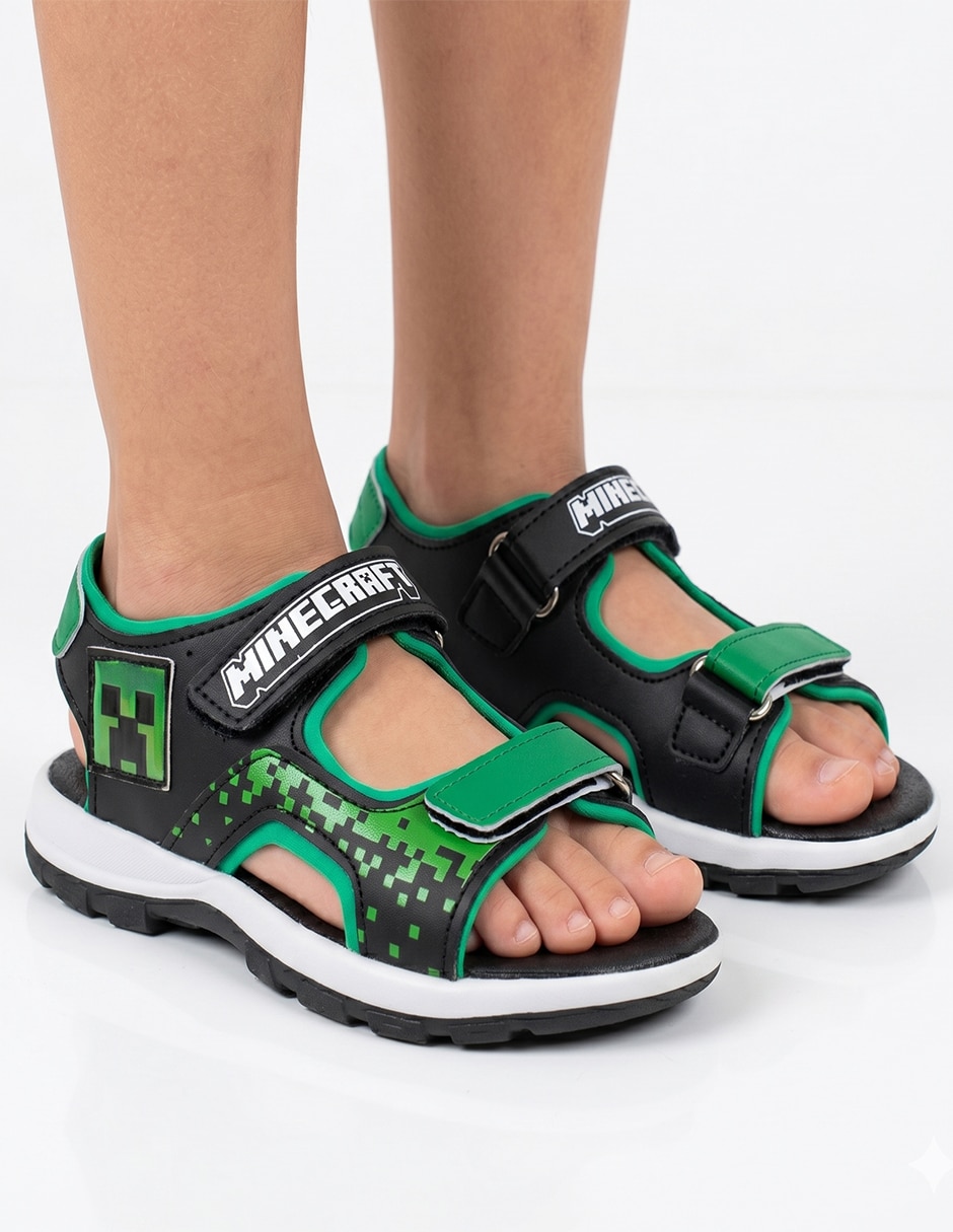 Sandalias Kuali shoes sandalia minecraft para niño