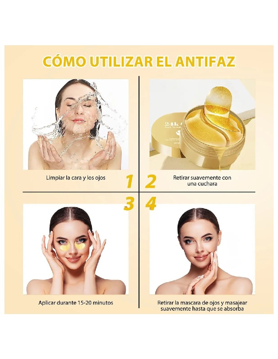 Parches para ojos de hidrogel para contorno genérica