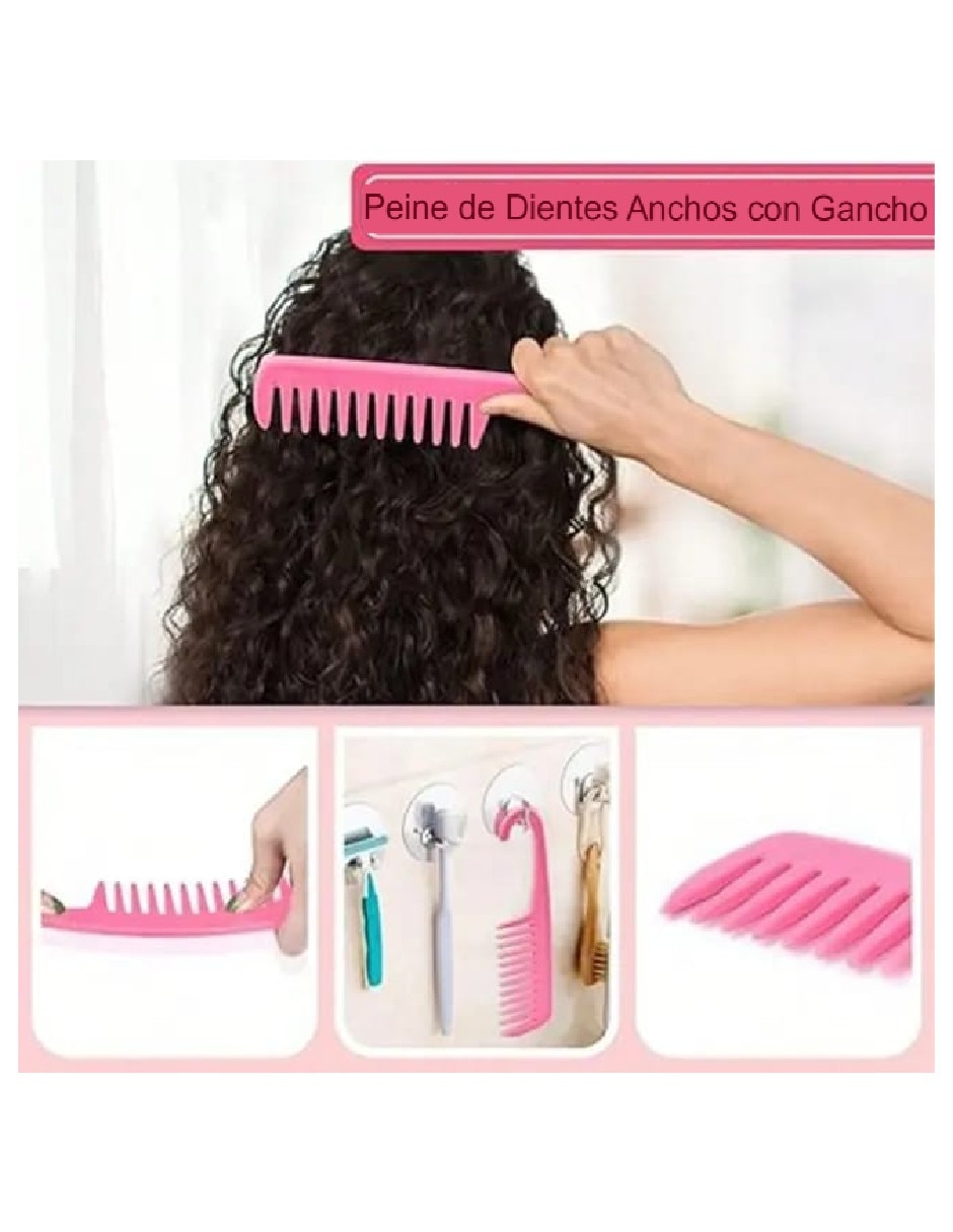 Cepillo para cabello de plástico 2