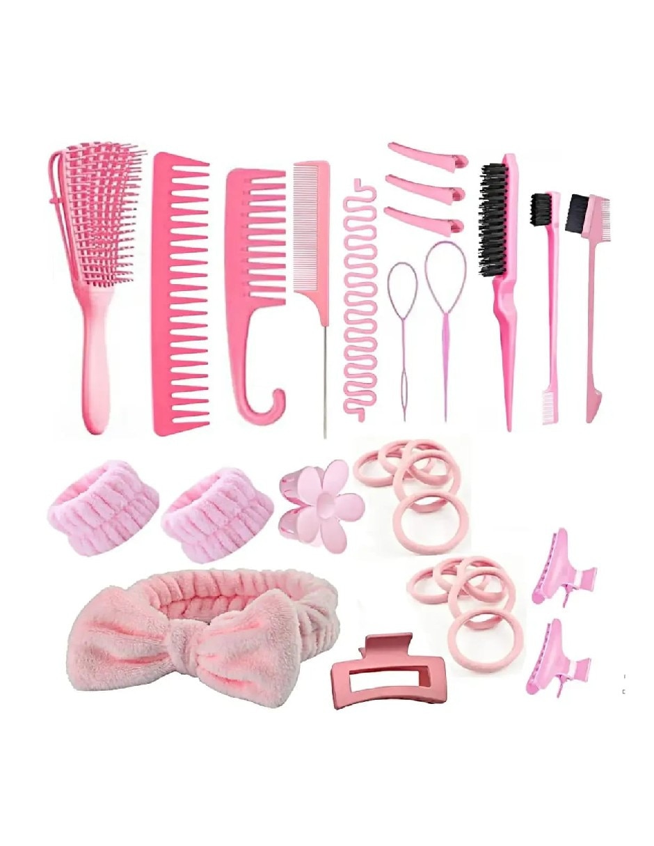 Cepillo para cabello de plástico
