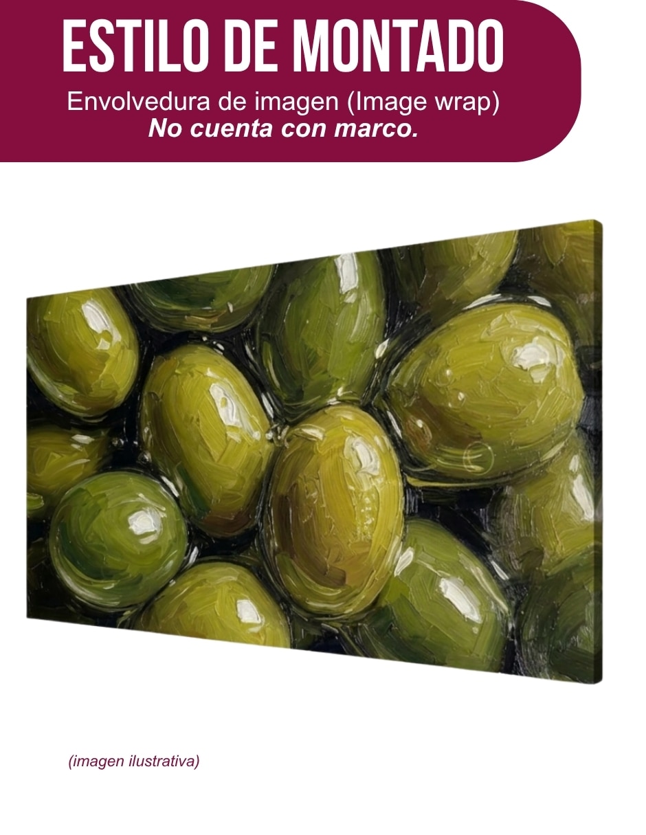 Cuadro decorativo Genérica Impresion Aceitunas
