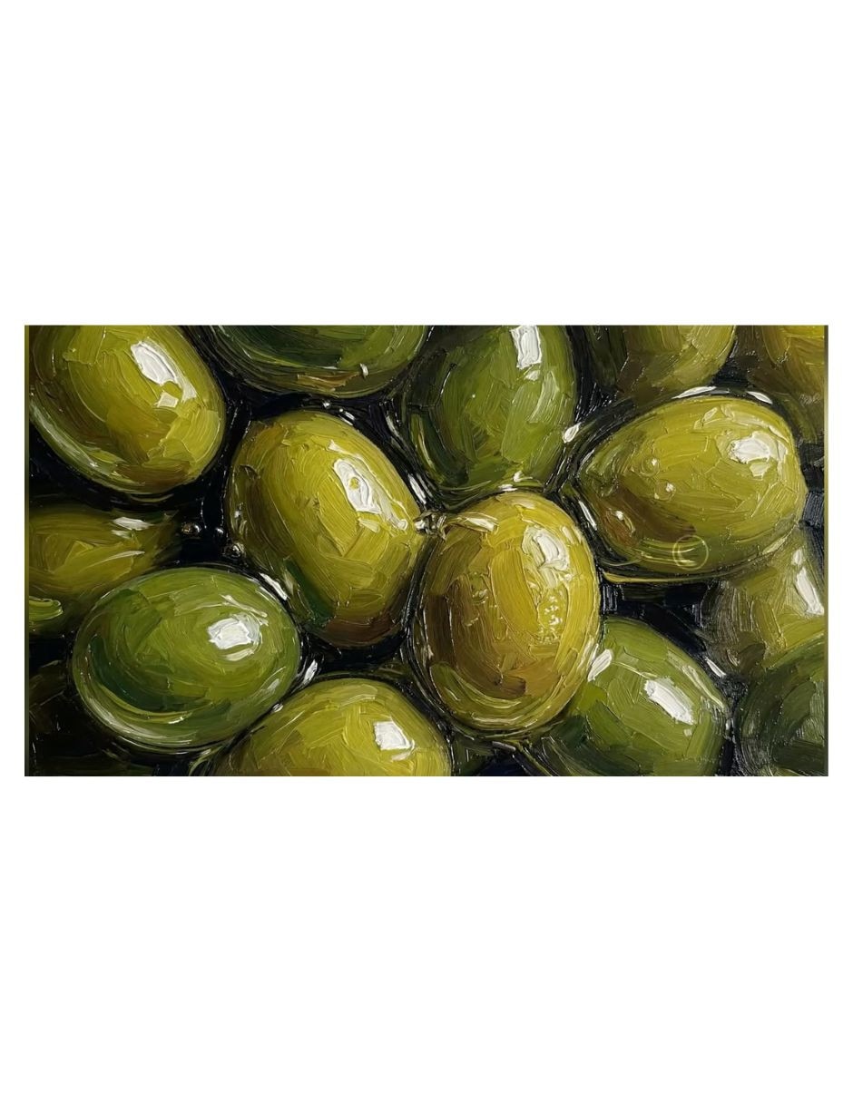 Cuadro decorativo Impresion Aceitunas