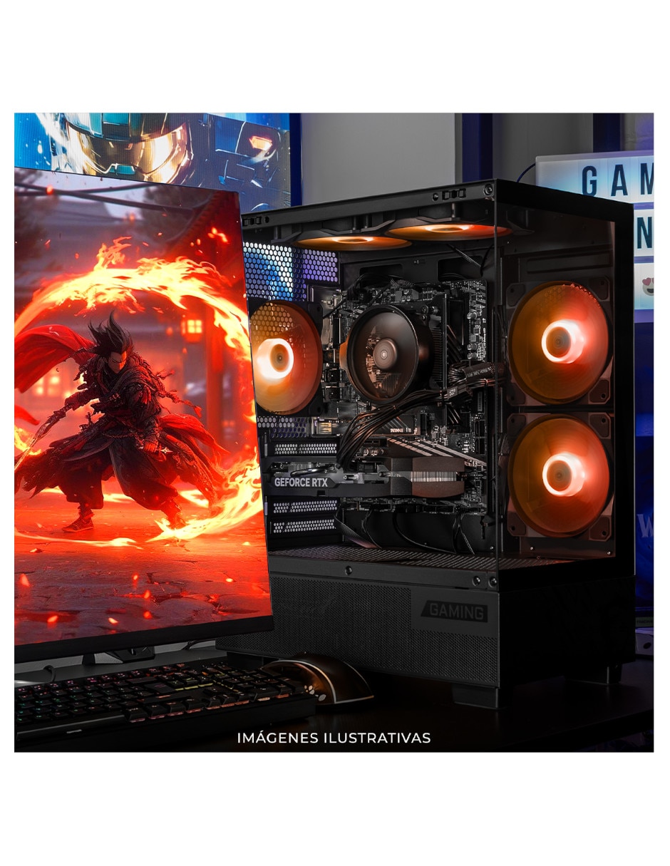 Computadora gamer Xtreme Pc Gaming XTMSIR516GB4060M 23.8 pulgadas Full HD AMD Ryzen 5 NVIDIA GeForce RTX 5060 16 GB RAM  1 TB SSD