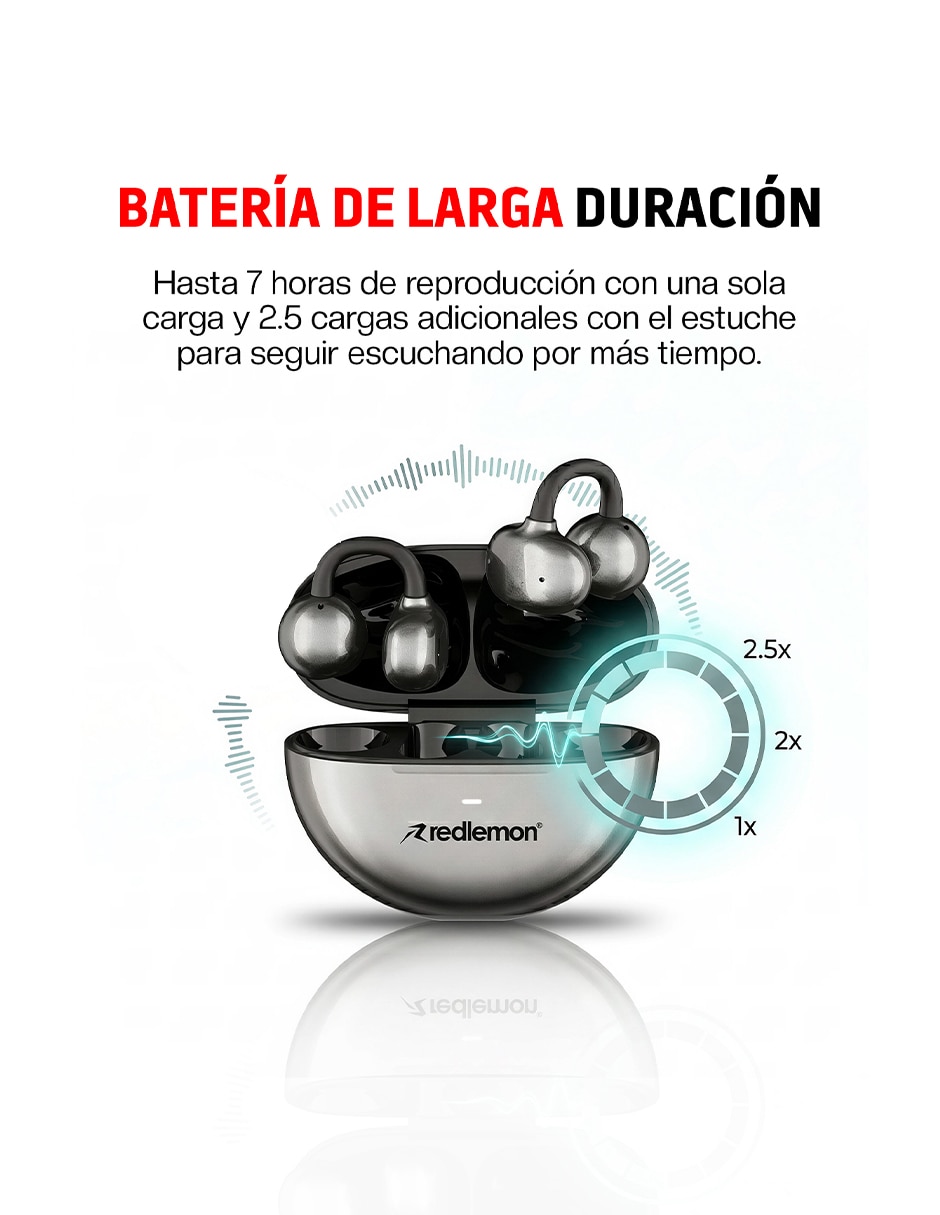Audífonos Redlemon inalámbricos con cancelación de ruido