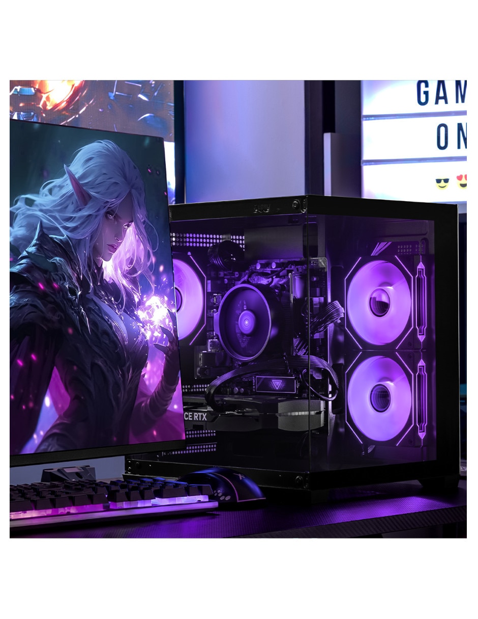 Computadora gamer XTAER732GB4060TIMBB 31.5 pulgadas Full HD AMD Ryzen 7 NVIDIA GeForce RTX 5060 Ti 16 GB RAM 1 TB SSD 5