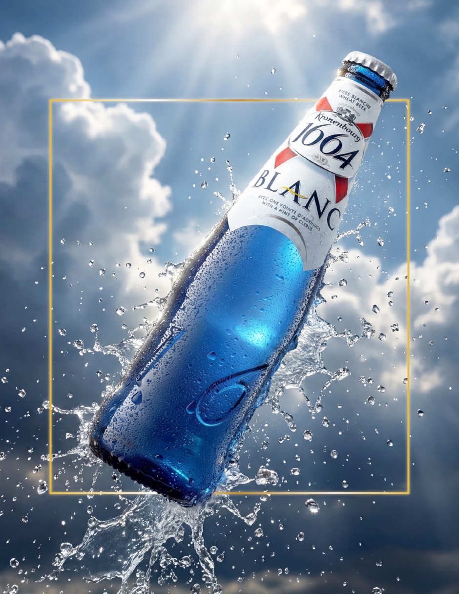 Cerveza clara Kronenbourg Cerveza Belgian Wheat Clara Amargo 330 ml