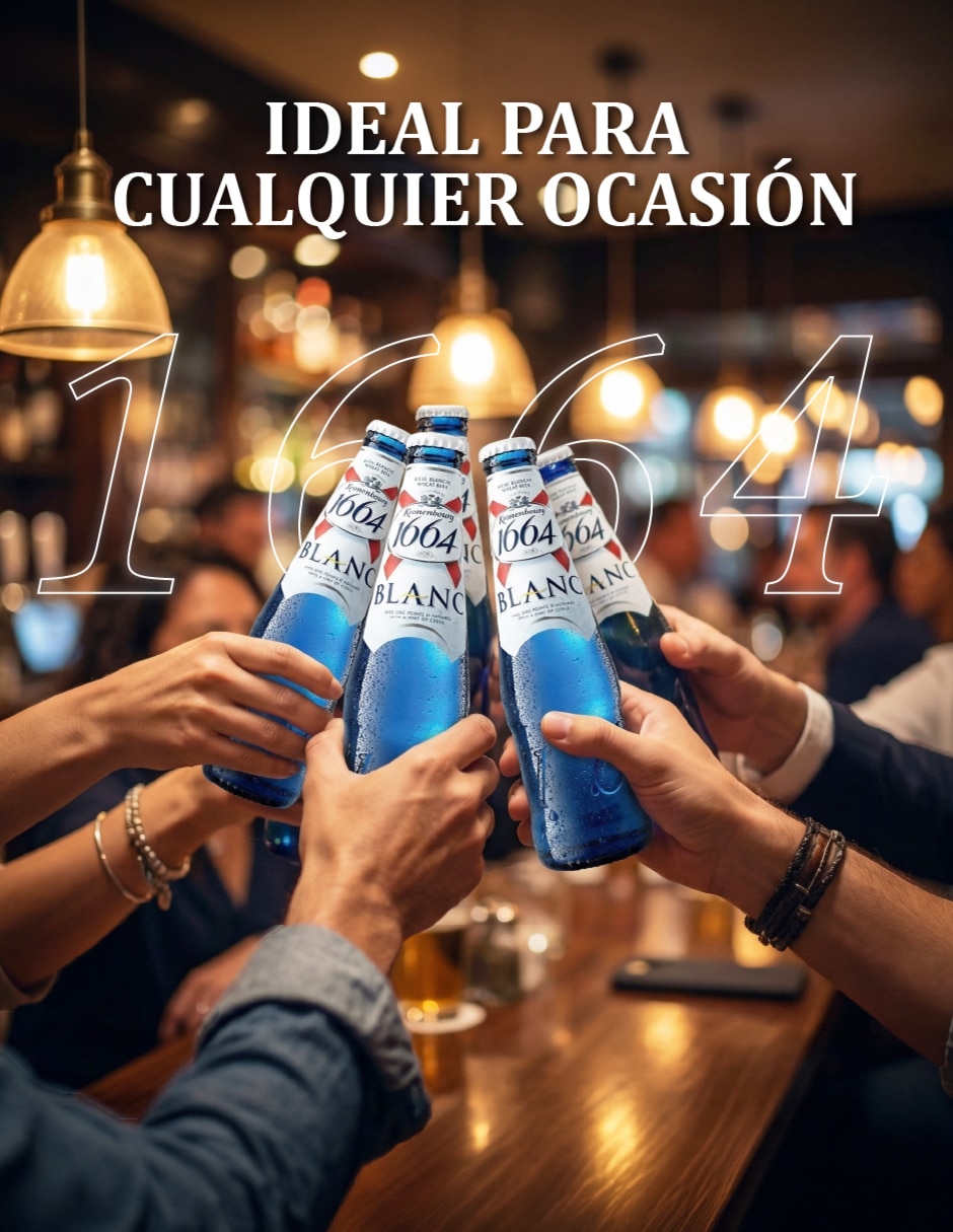 Cerveza clara Kronenbourg Cerveza Belgian Wheat Clara Amargo 330 ml