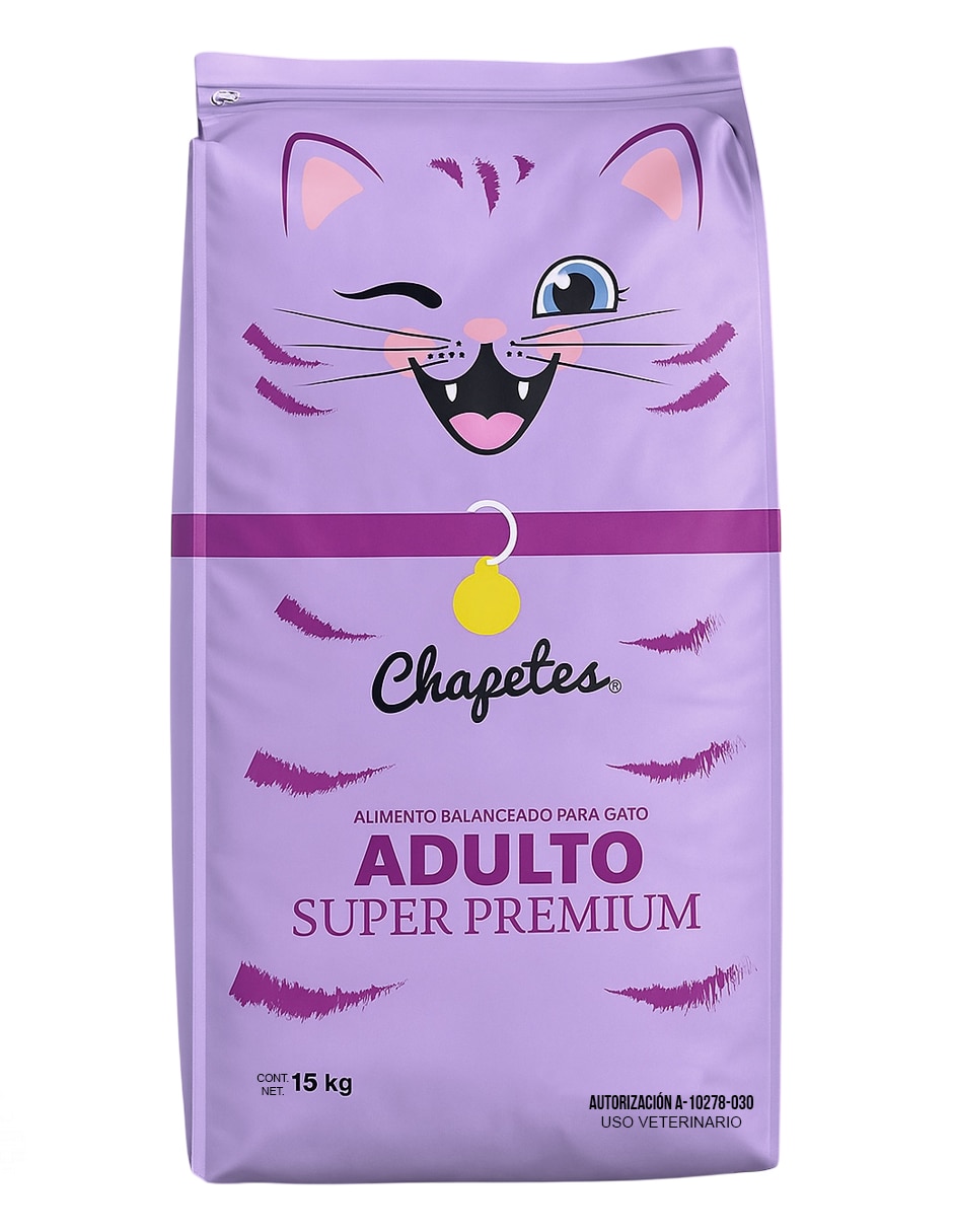 Croqueta Chapetes de carne para gato etapa adulto 15 kg