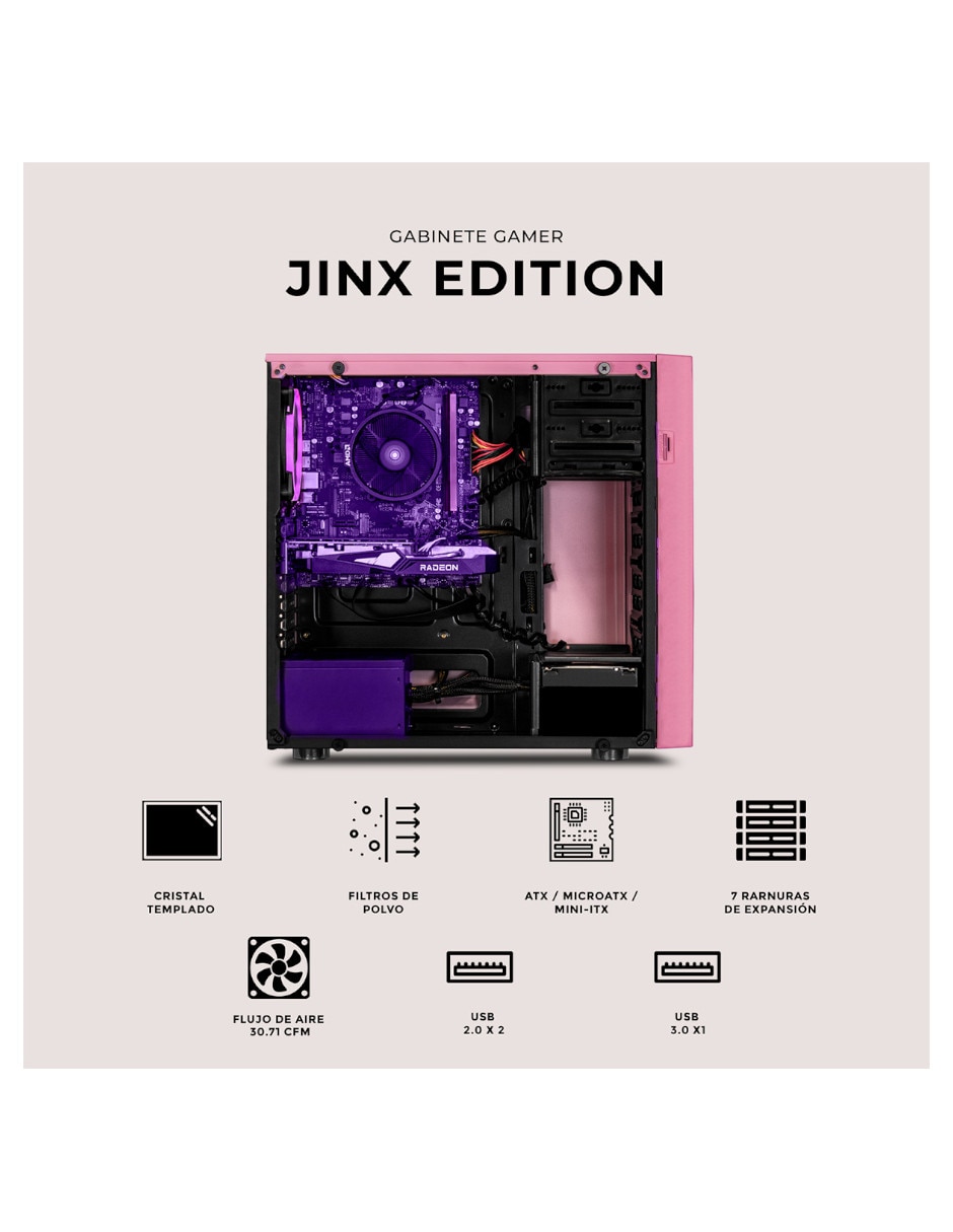 Gabinete LOL Jinx Edition 7