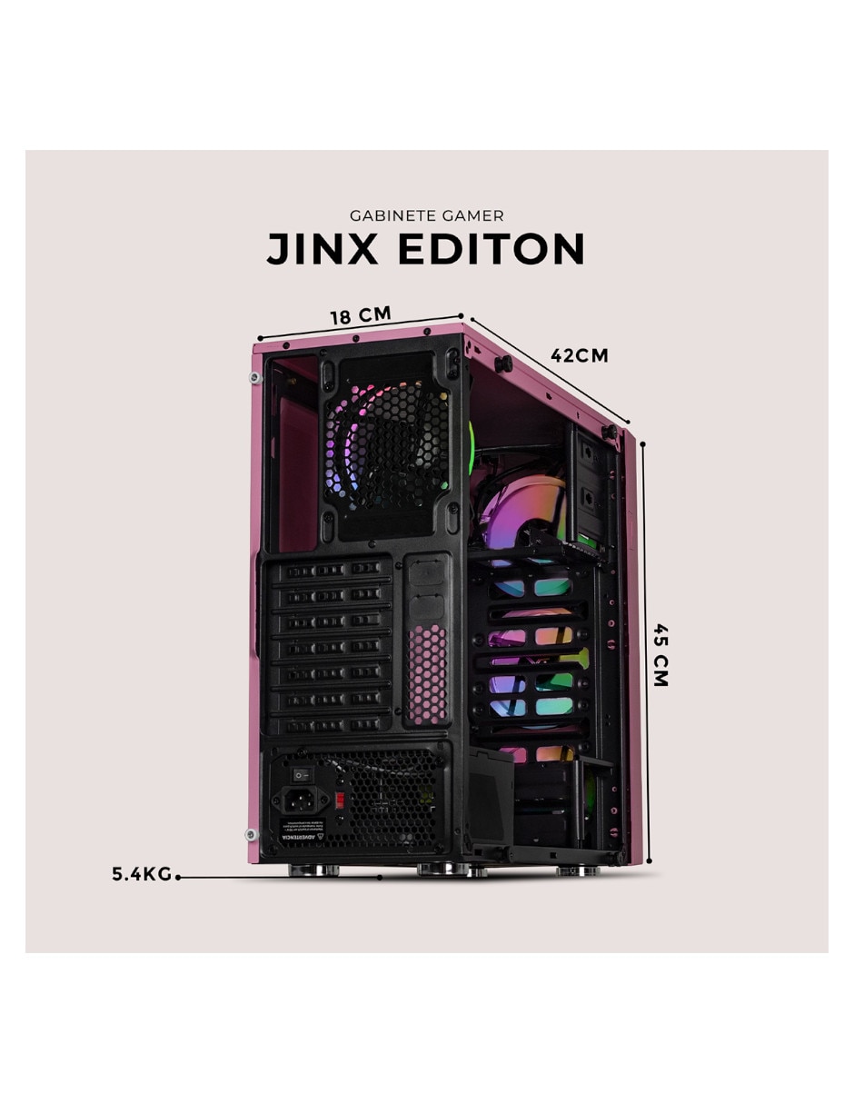 Gabinete LOL Jinx Edition 8