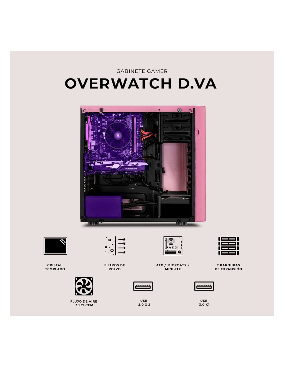 Gabinete Overwatch DVA Edition 8