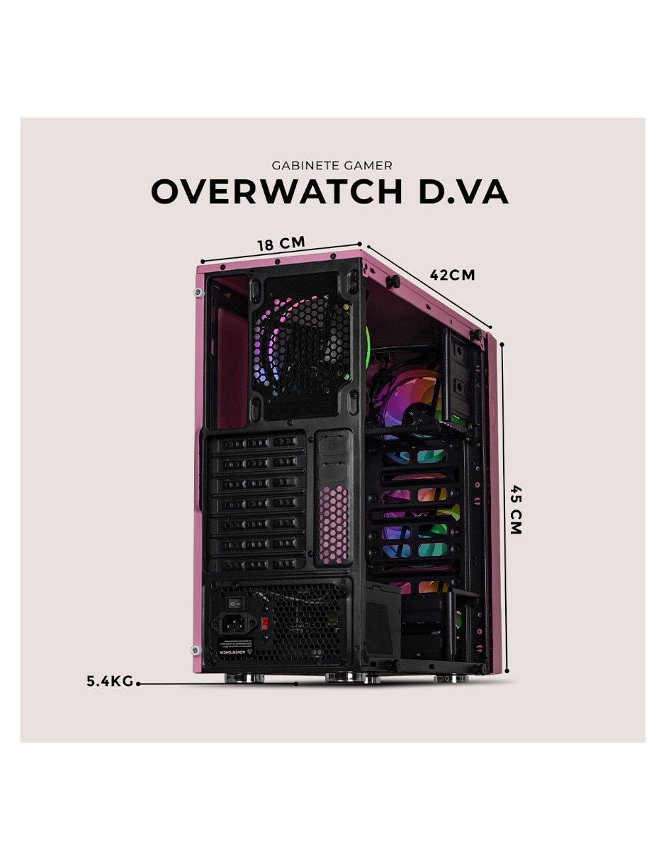 Gabinete Overwatch DVA Edition 9