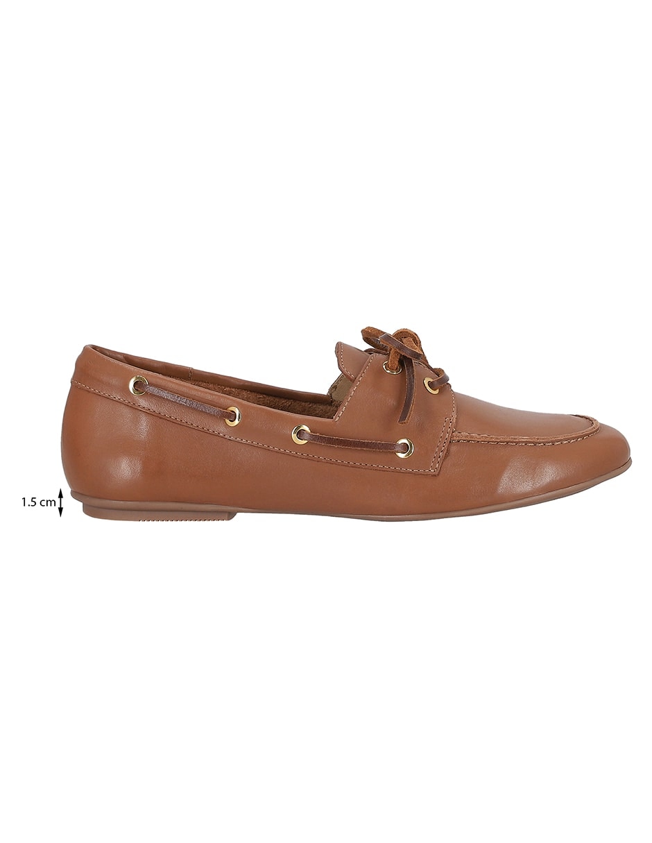 Mocasín Westies de piel para mujer