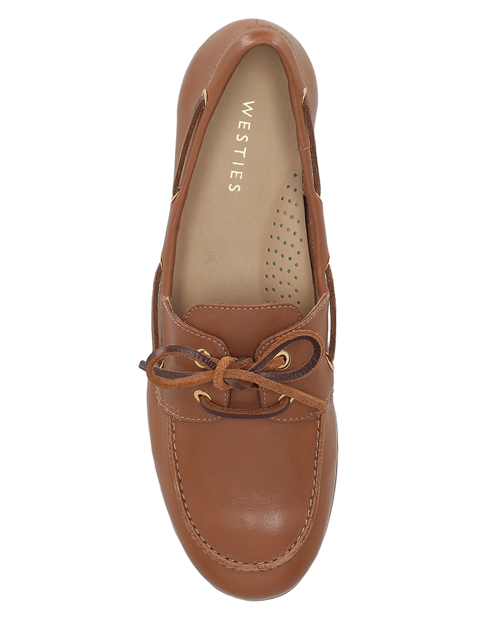 Mocasín Westies de piel para mujer