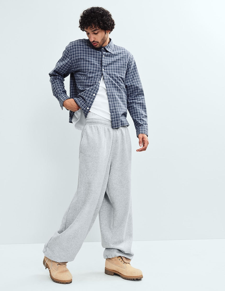 Pants Straight Con Agujeta Para Hombre 7