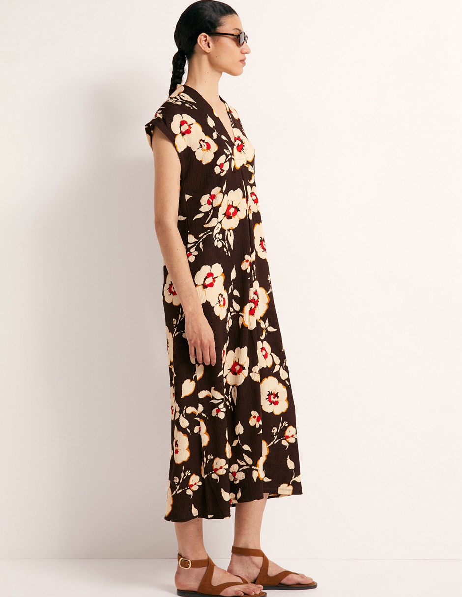 Vestido midi casual para mujer 4