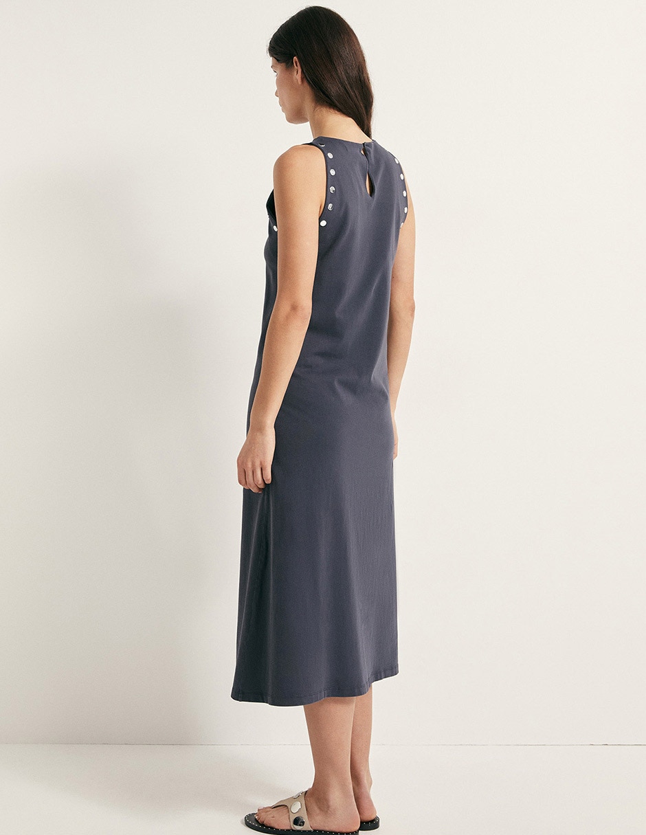 Vestido dobby para mujer 3