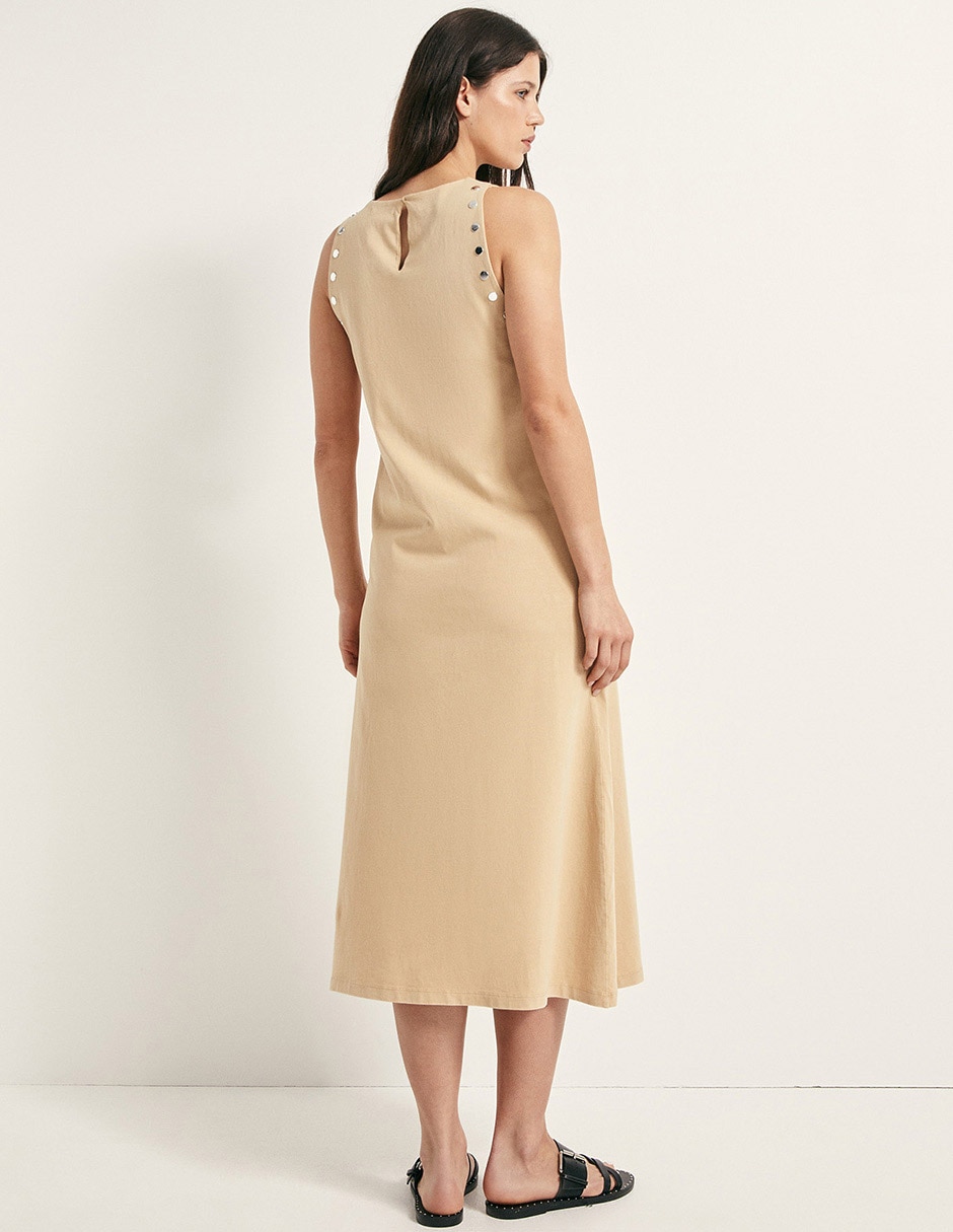 Vestido dobby para mujer 3