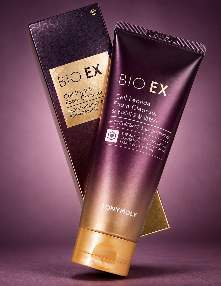 Espuma limpiadora anti-arrugas Bio Ex cell peptide Tonymoly