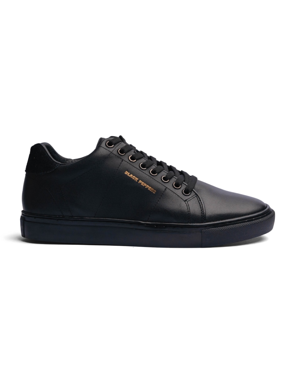 Tenis de piel Black Peppers para hombre