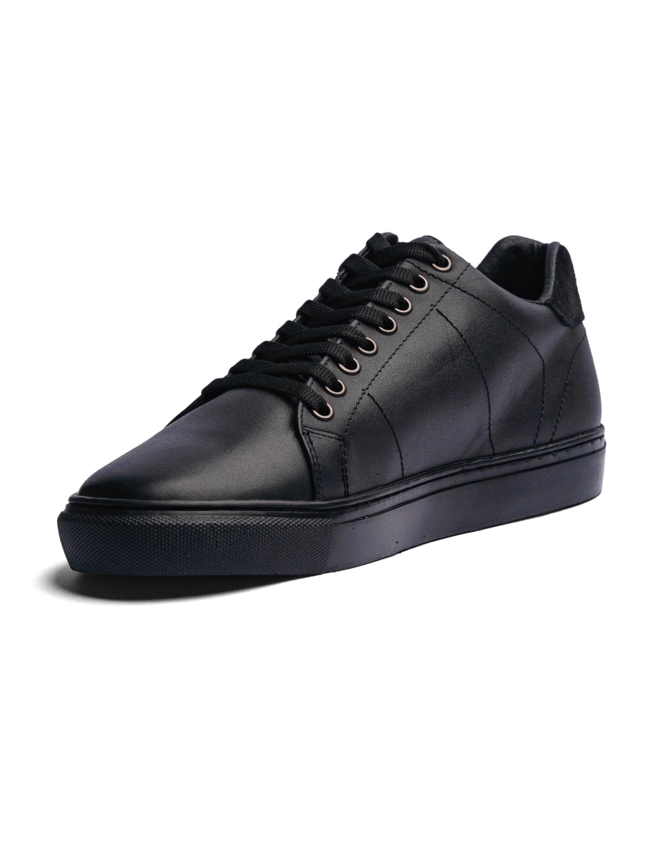 Tenis de piel Black Peppers para hombre