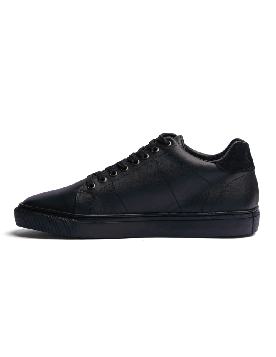 Tenis de piel Black Peppers para hombre