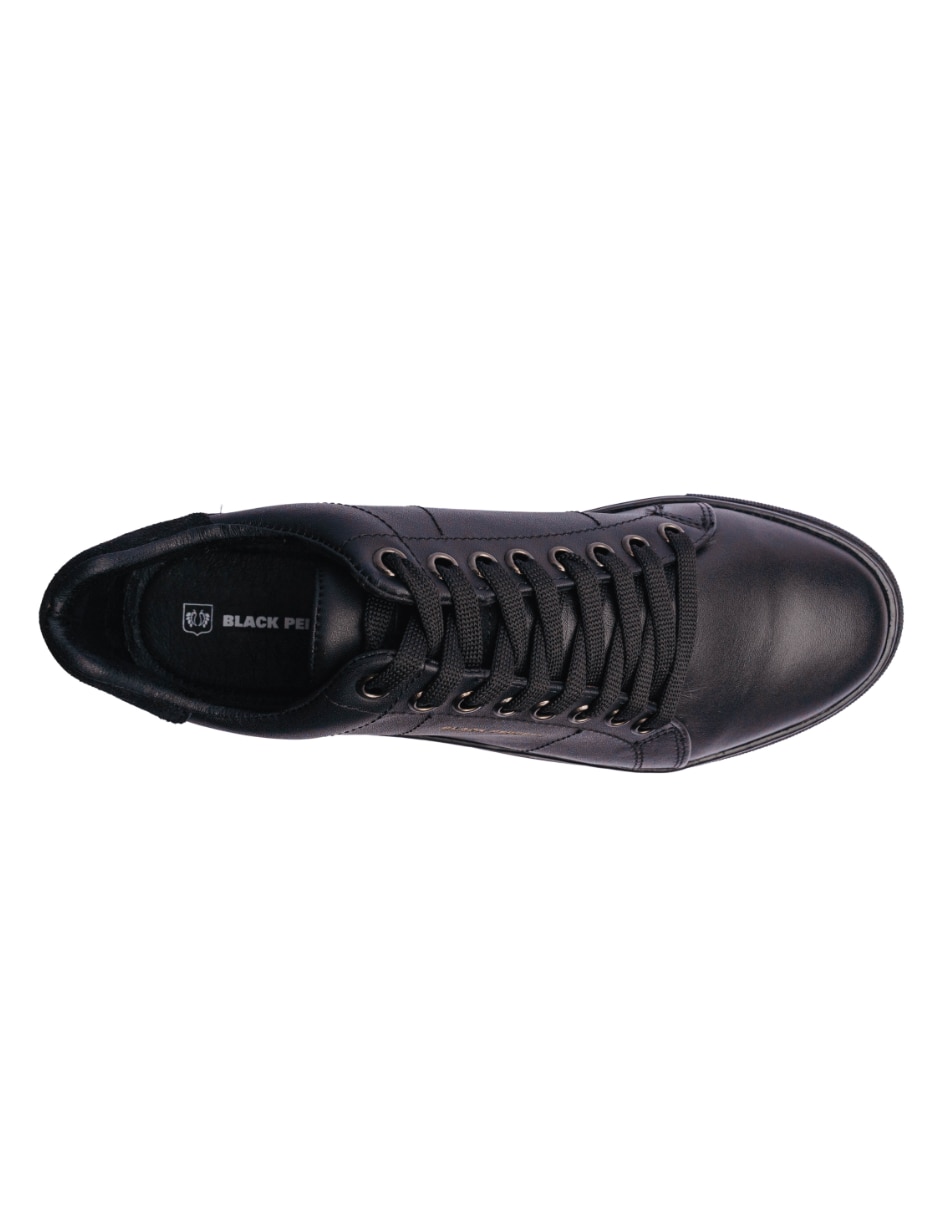 Tenis de piel Black Peppers para hombre