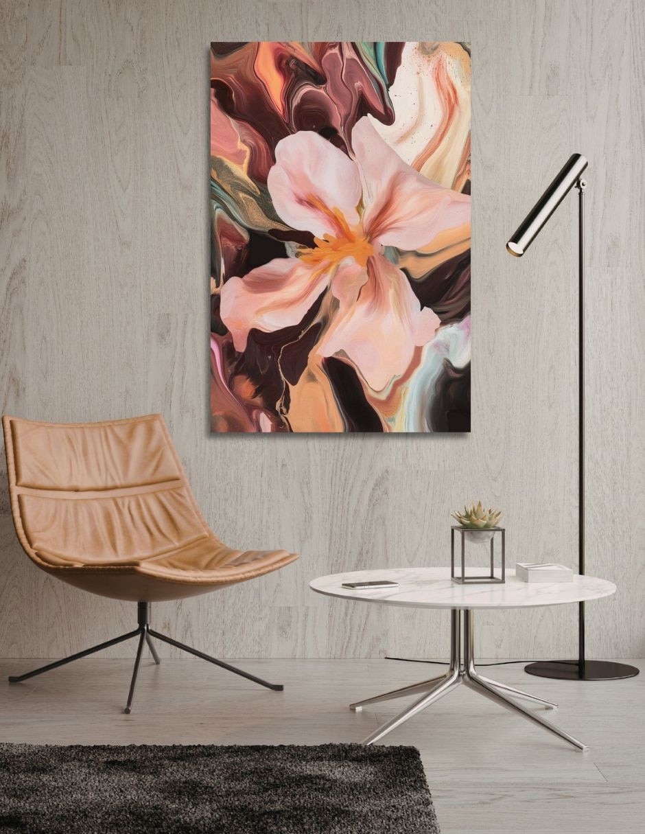 Cuadro decorativo Genérica Impresion flores abstractas