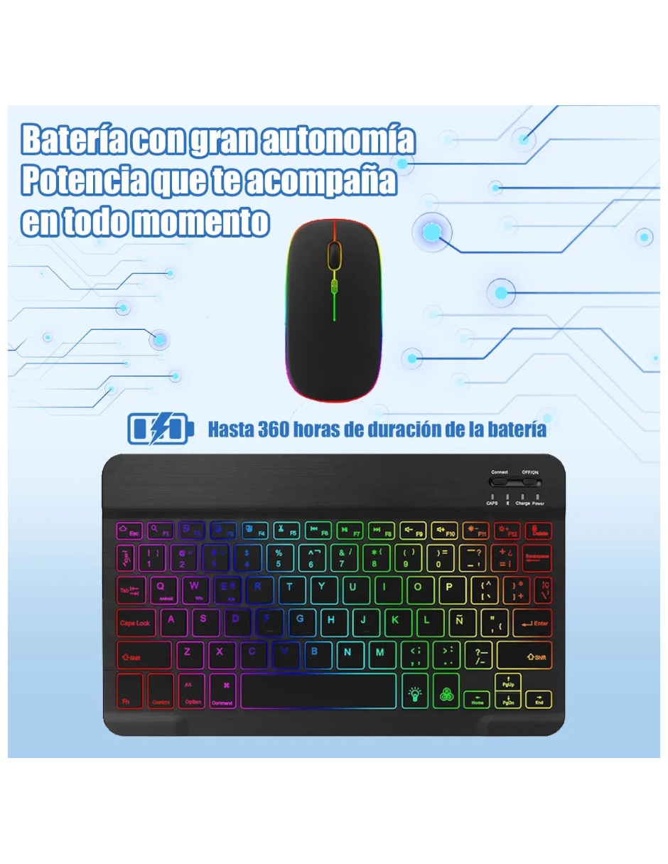 Mouse y teclado GENÉRICA Teclado y mouse RGB