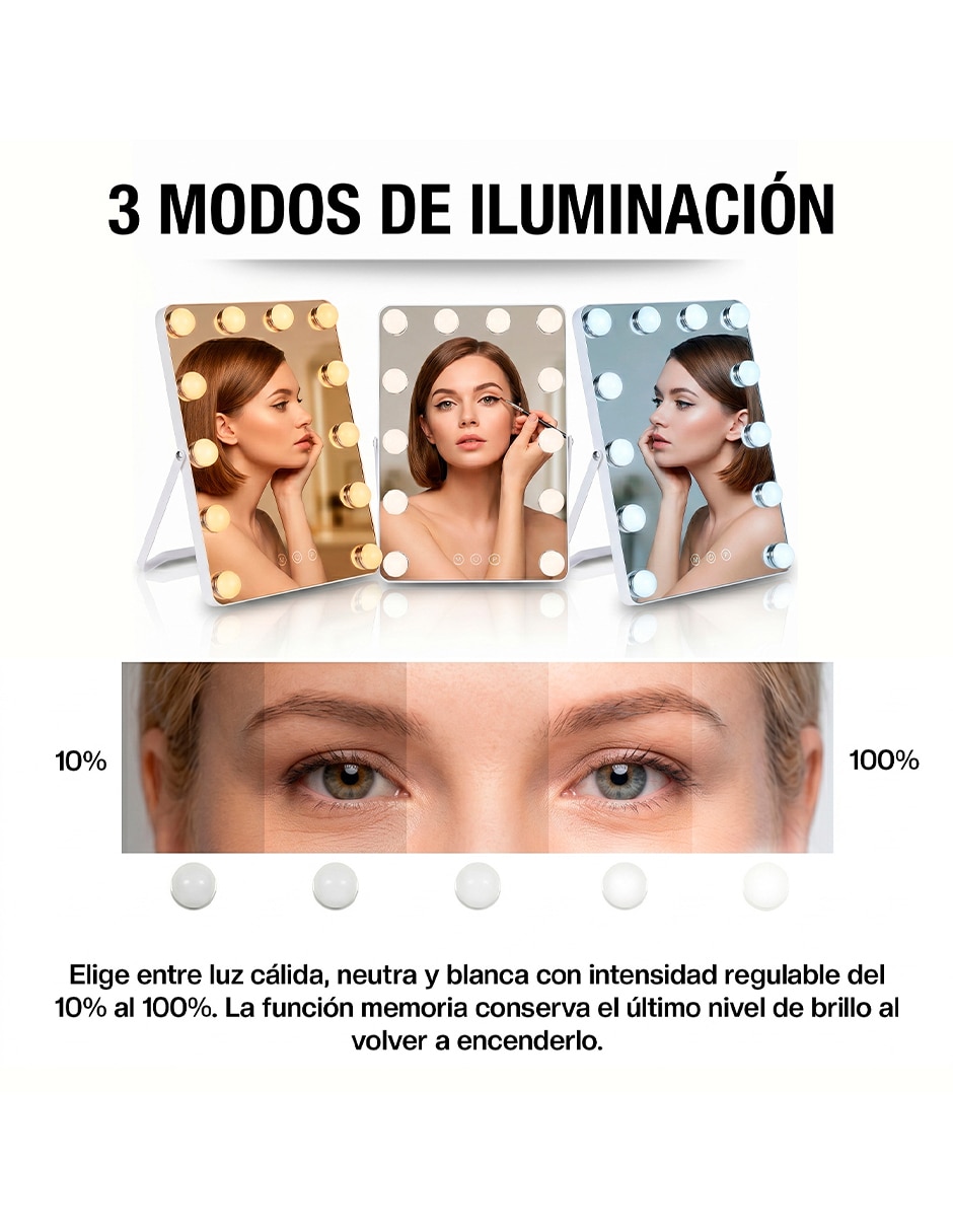 Espejo con luz 6